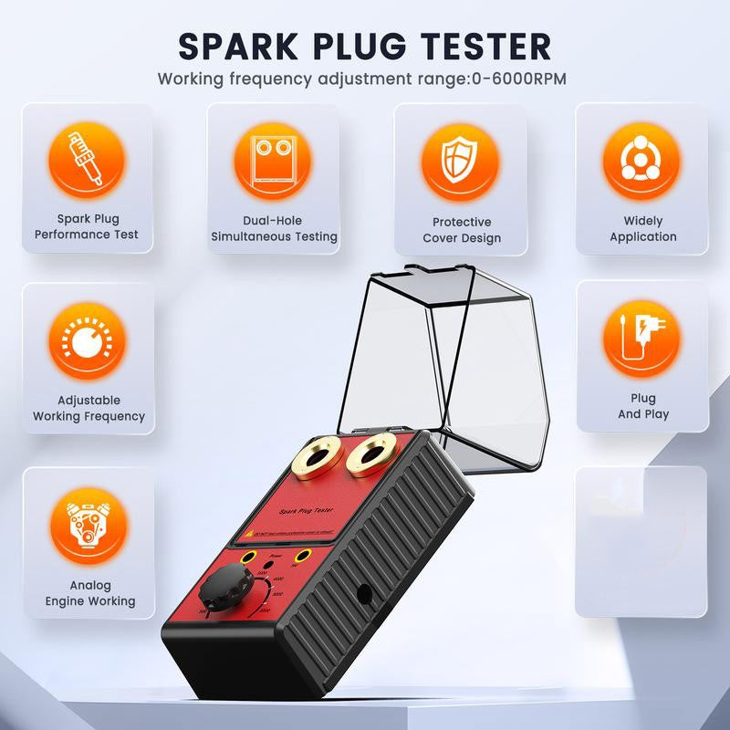 ⚡Spark Plug Tester with Dual Test Holes