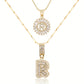 💖2 Pack - Initial Letter Pendant Necklaces