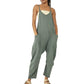 ❤️‍🔥Solid V-Neck Sling Pocket Jumpsuit