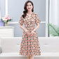 Women's Elegant V-neck Drawstring Waist Dress