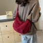 👜Women's Fashion Plain Color Nylon Crossbody Hobo Bag