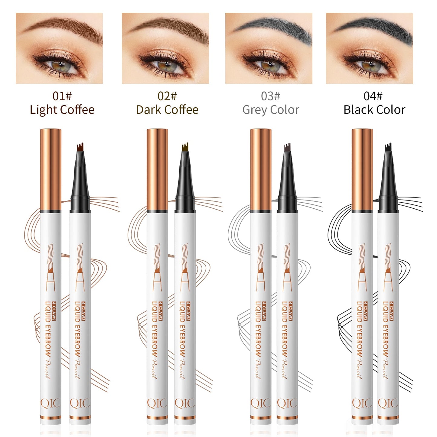 Liquid Smudge-proof Natural Eyebrow Pencil-BUY 1 GET 1 FREE