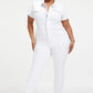 Skinny Bootcut Denim Jumpsuit
