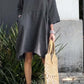💝Casual Solid Color Cotton Linen Dress
