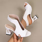 👡Women's Elegant Peep-Toe Heeled Sandals