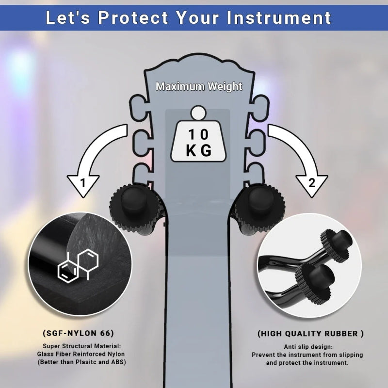 Guitar Holder with LED light