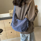 👜Women's Fashion Plain Color Nylon Crossbody Hobo Bag