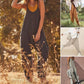 ❤️‍🔥Solid V-Neck Sling Pocket Jumpsuit