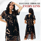 💝✨Flowy V-Neck Printed Long Dress