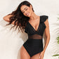 💖Women's Mesh Patchwork One-piece Swimsuit