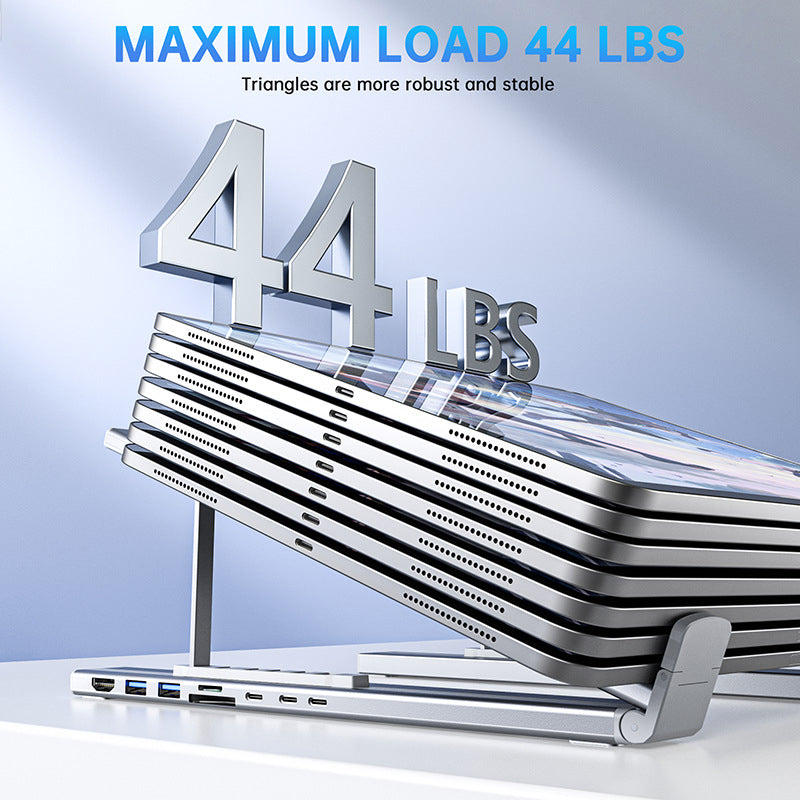 💥Limited-time offer-USB-C Docking Station Laptop Stand with 4K HDMI
