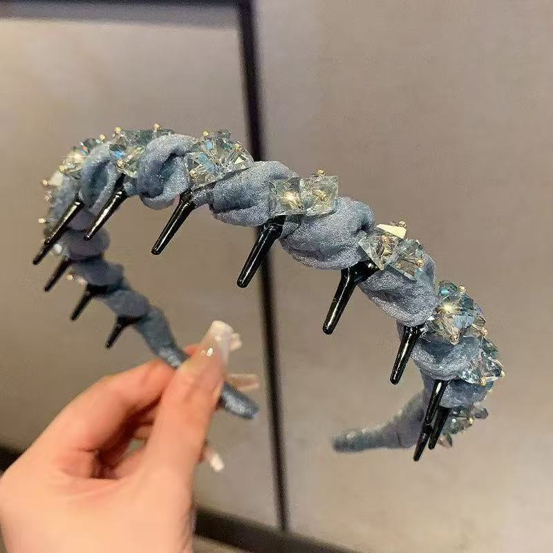 Rhinestone Headband with Teeth for Women