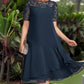 🔥Hot Sale🔥Women's Layered Mesh A-Line Midi Dress