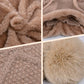 🔥Stylish Chunky Winter Knit Hat - With Warm Face Cover and Scarf