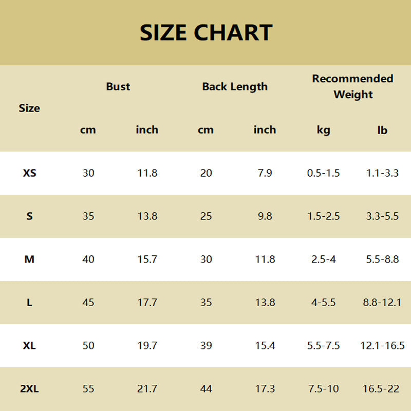 Warm Four-Legged Jacket with Harness