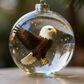 🐦✨Nature's Bird Glass-Look Sphere Ornament