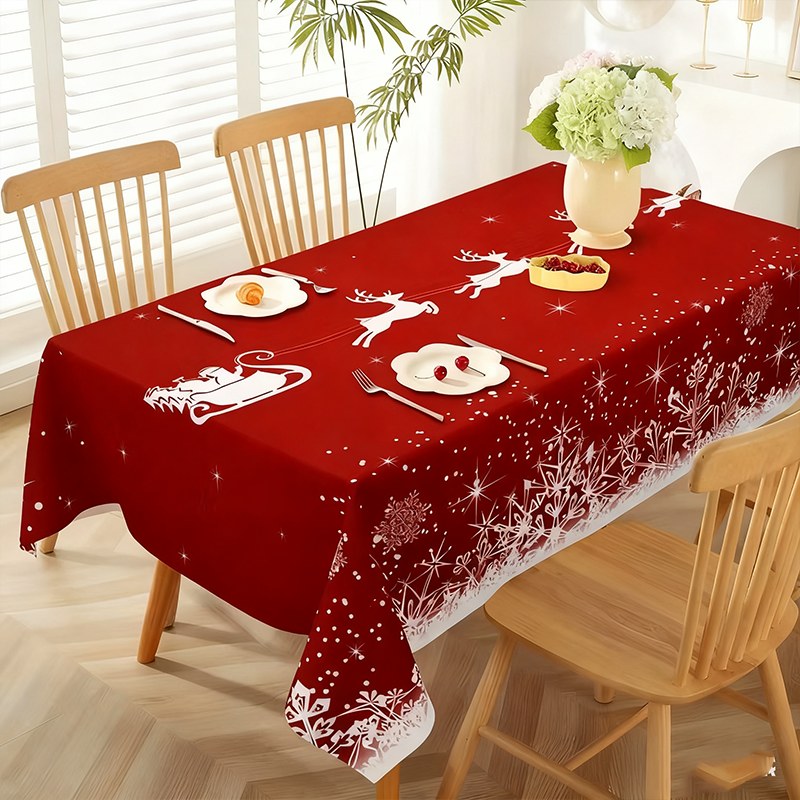 🎁Stylish Christmas Printed Tablecloth🔥