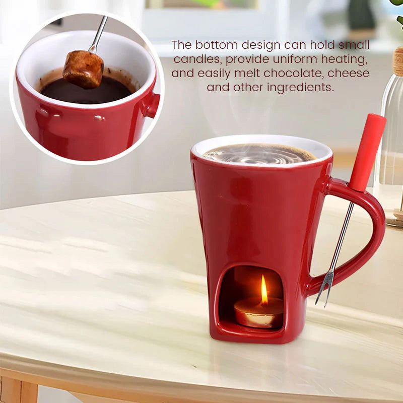 Ceramic Chocolate Fondue Mug