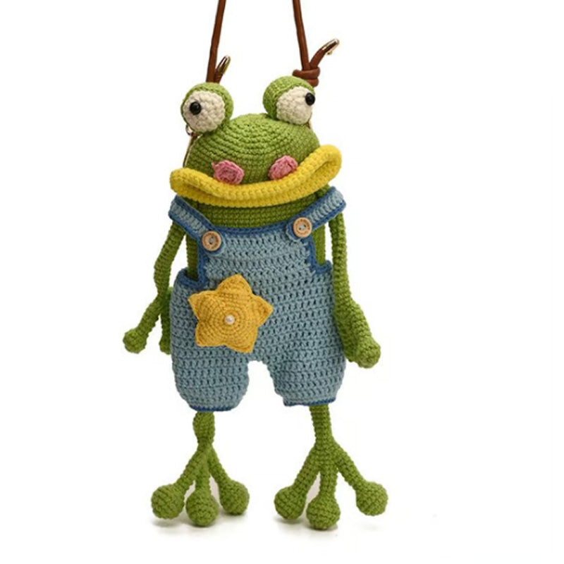 DIY Crochet Frog Phone Bag Kit