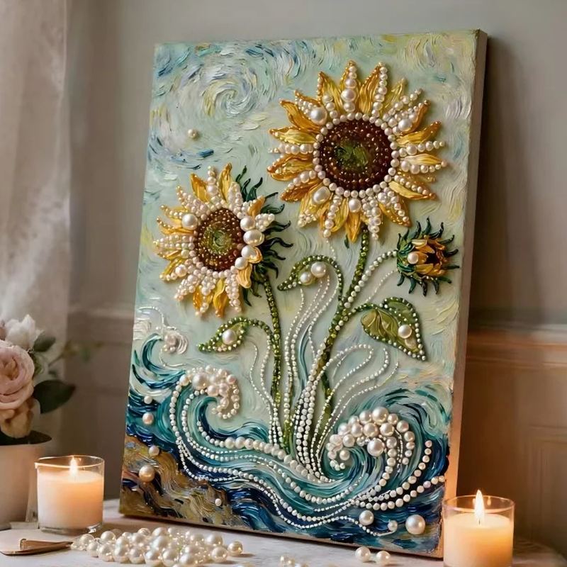 DIY 3D Gem Painting Kit with Frame