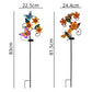 Colorful Butterfly & Flower Outdoor Solar Garden Light
