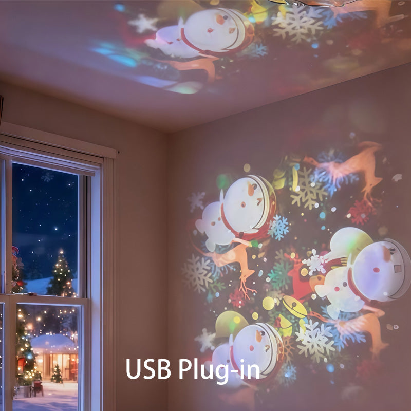 ✨Dynamic Rotating LED Projector Light