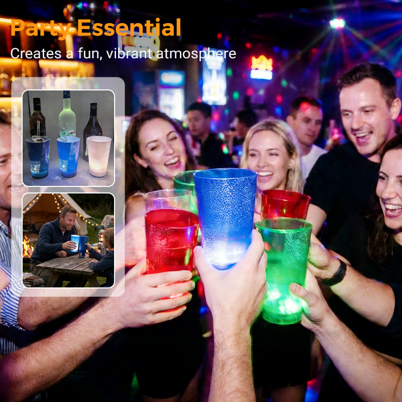 Water-Activated LED Light-Up Cup