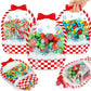 Halloween Transparent Sealed Favor Bags with Handles