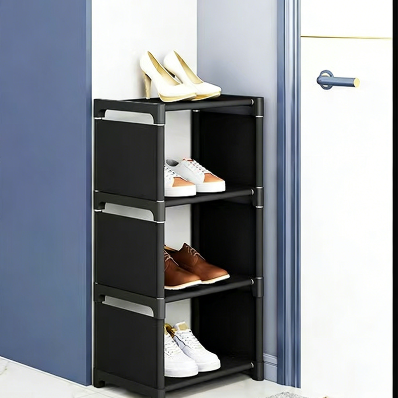 👠🚪 Vertical Shoe Rack for Entryway – Space-Saving, Sturdy Metal Frame & Easy Assembly 👟