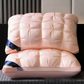 💞 Washable Ergonomic Neck Pillow – Breathable and soft with 3D stitching.