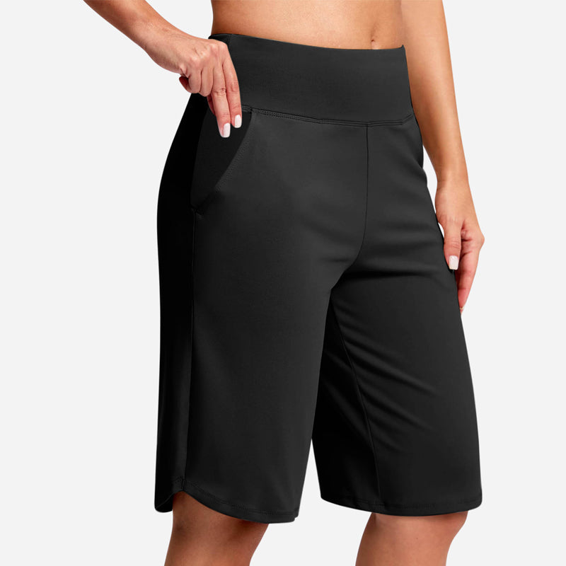 🔥Women's High-Waist Yoga Shorts with Pockets
