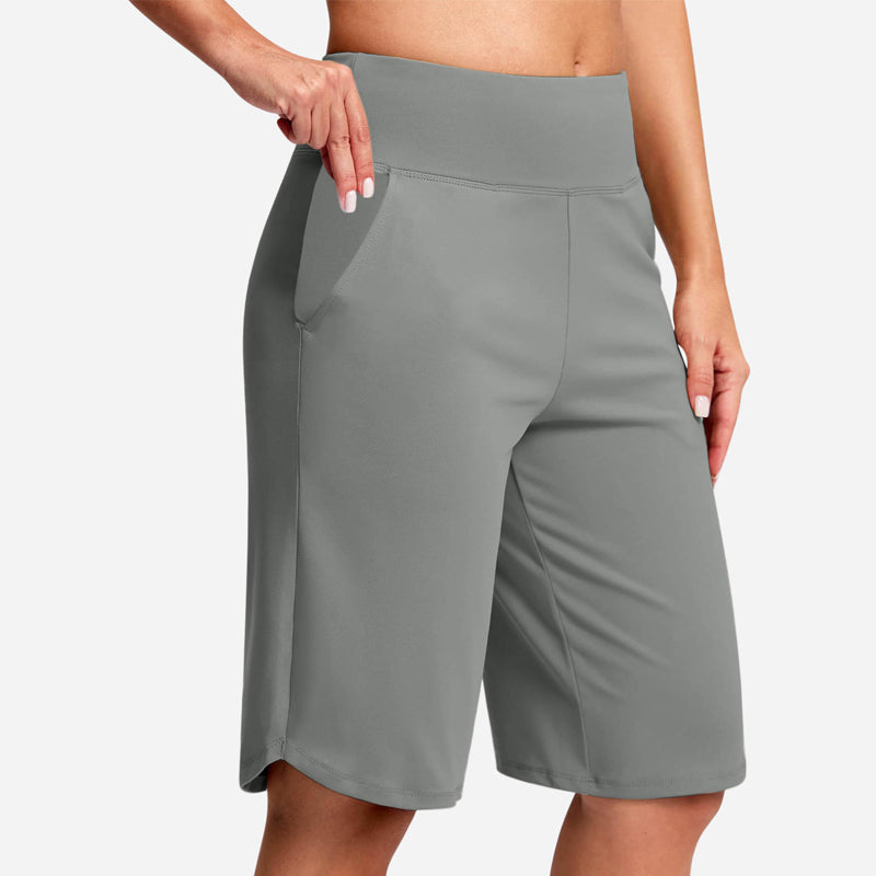 🔥Women's High-Waist Yoga Shorts with Pockets