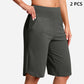 🔥Women's High-Waist Yoga Shorts with Pockets