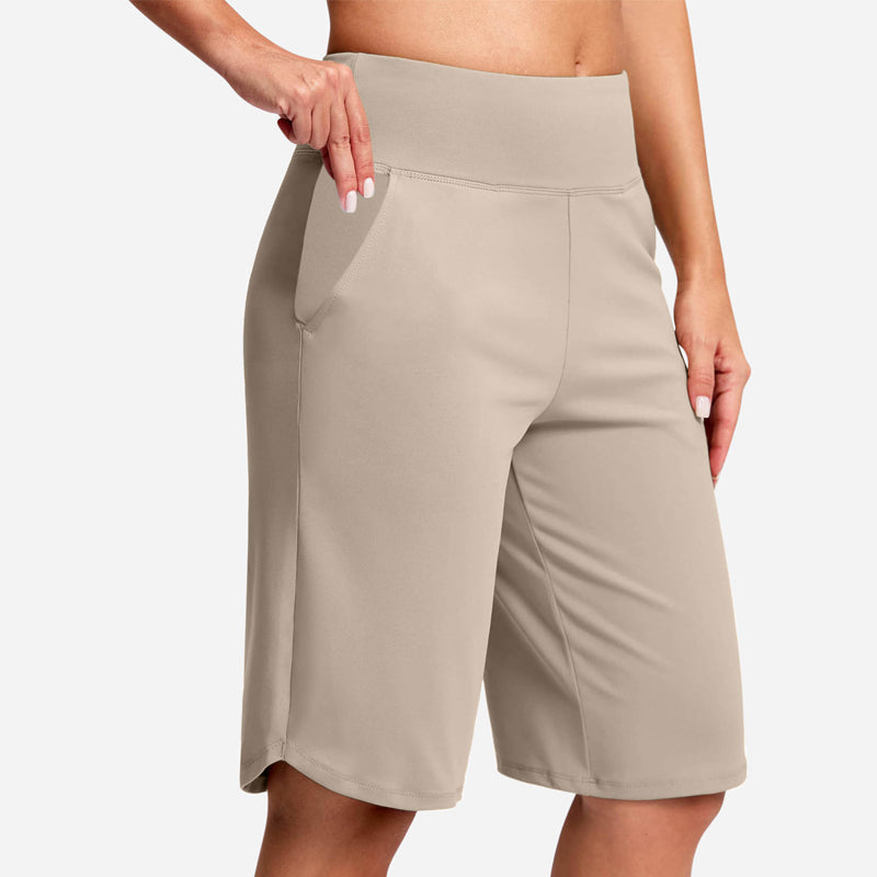 🔥Women's High-Waist Yoga Shorts with Pockets