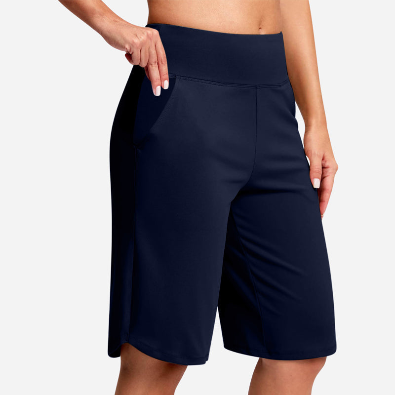 🔥Women's High-Waist Yoga Shorts with Pockets