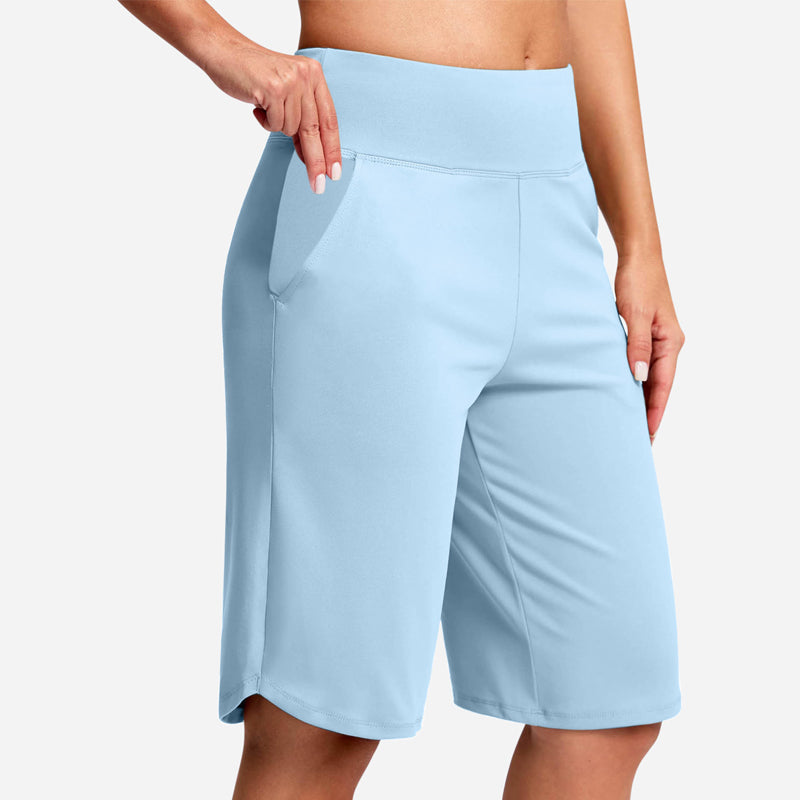 🔥Women's High-Waist Yoga Shorts with Pockets