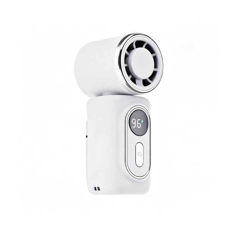 Portable Clip-On Fan with LED Display