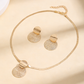 ✨ Modern Geometric Jewelry Set – Gold-Plated, Lightweight, Chic 🔶