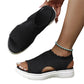 👡🌬️ Women's Breathable Knit Platform Sandals – Lightweight and Soft ✨