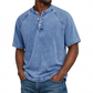 ✨Men's Casual Band Collar Short Sleeve Shirt - Comfortable, Breathable & Effortlessly Stylish