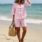 🔥Women's Casual Cotton Two-Piece Outfit
