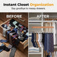 Multi-Clip Wooden Hanger for Closet Organization👔