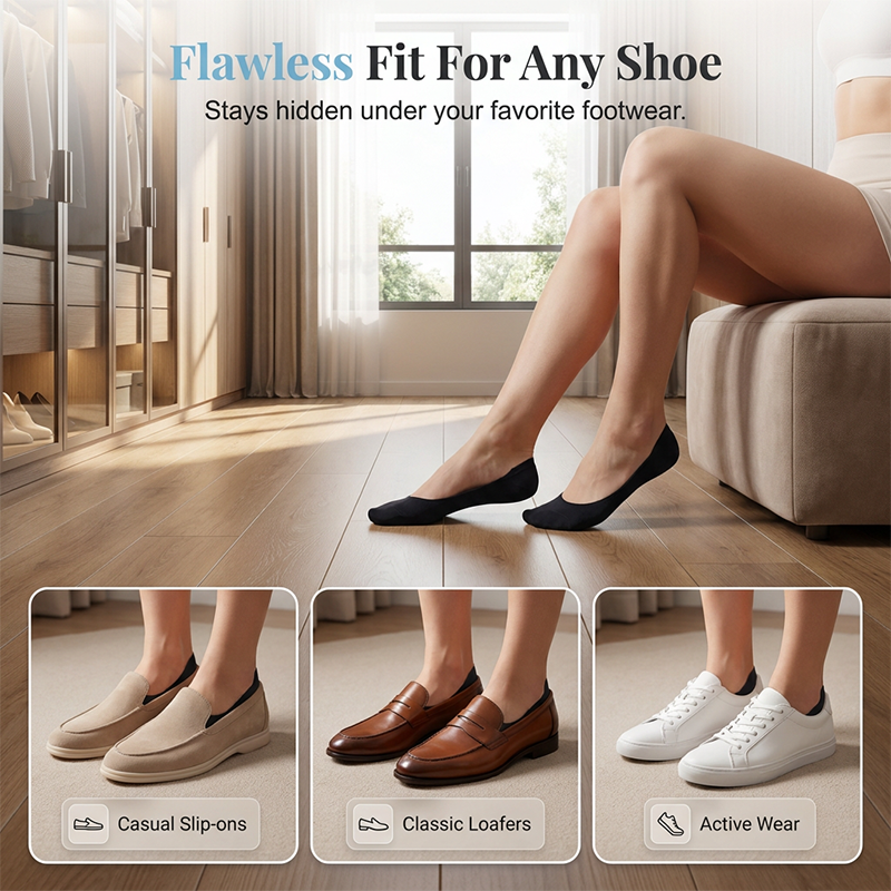 🌸💥Ultra-Low Cut Cooling Liner Socks for Women and Men