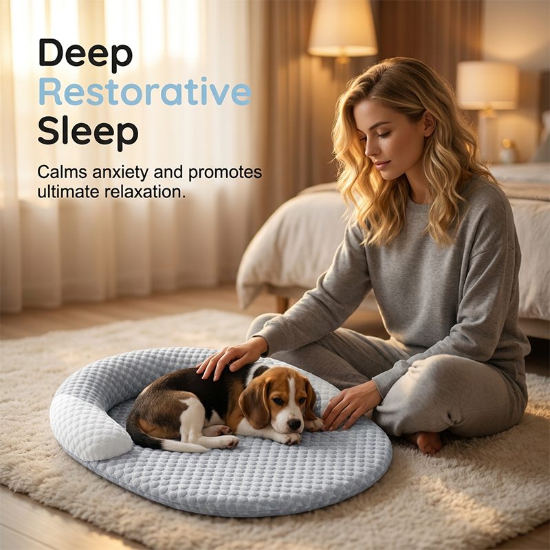 🛏️ Cooling Pet Bed with Breathable Mesh