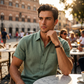 👔Men's Casual Short Sleeve Linen Blend Shirt - Stretchable, Breathable & Lightweight for Summer