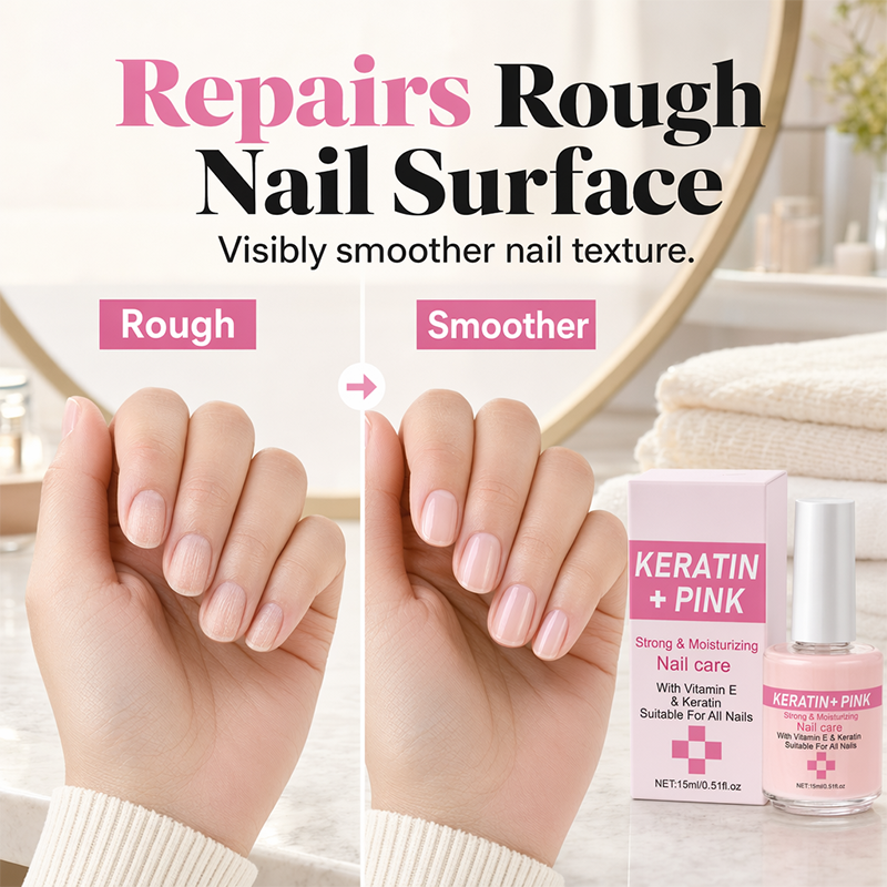 ⏳Time-Limited Special⏰Keratin Nail Strengthener & Moisturizer – Repair & Glossy Finish 🌟