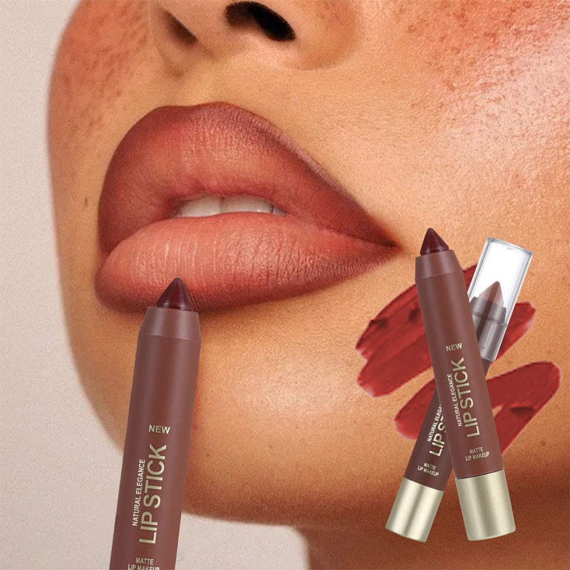 Long-Lasting Matte Lip Crayon for Women | 2-in-1 Liner & Lipstick | Hydrating & Non-Drying | Precision Triangular Tip | 6 Colors ✨