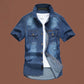 🚨 FINAL HOURS! ⏳ 50% OFF – Built to Last! 👕New Summer Men Denim Short Sleeve Shirt 💨Cool Breathable Trendy Men Clothes