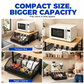 💥2-Tier Kitchen Microwave Stand with Slide-Out Drawer — Heavy-Duty Countertop Shelf