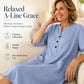 🔥Women’s Oversized A-Line Midi Dress with Pockets